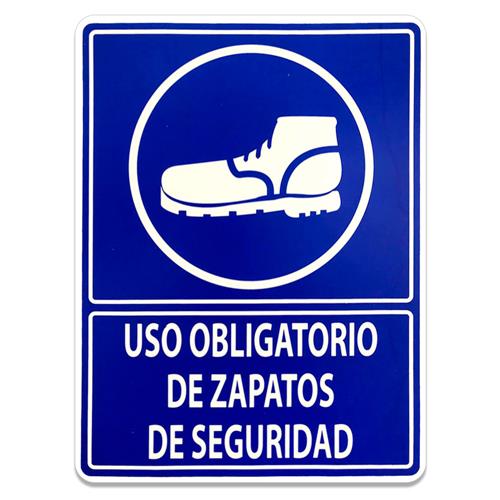 USO OBLIGATORIO DE ZAPATOS SEG 30 x 40-GENÉRICO