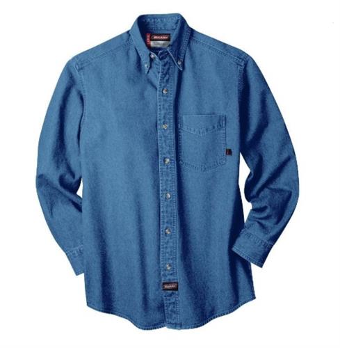 CAMISA MEZCLILLA ML GL300 AZUL MEDIO Dickies|Tienda en