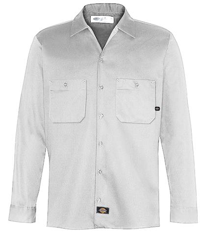 CAMISA DE TRABAJO BLANCA ML 100ALG DLL307WH 2XL-DICKIES/Camisas/Uniformes Dickies|Tienda méxico