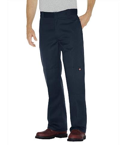 PANTALON DE TRABAJO REFUERZOS EN RODILLA 65POL/35ALG AZUL MARINO 28-DICKIES