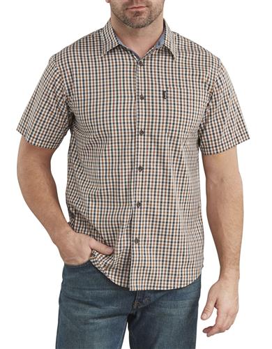 CAMISA SERIE-X TEÑIDA A CUADROS MC WS565 RBKY S-DICKIES