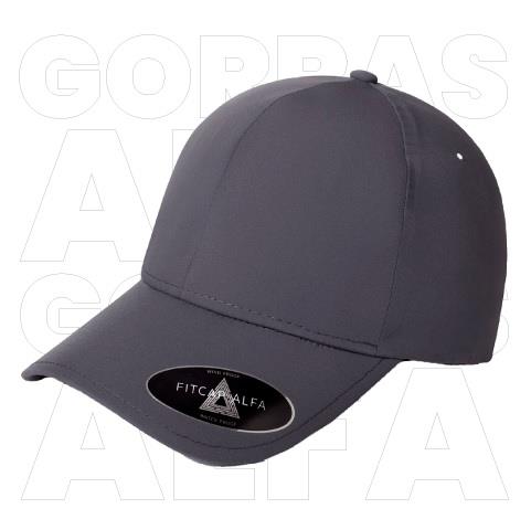 FITCAP GORRA ALFA 97% POL,3% SPANDEX SELL. LASER CERRADA GRIS #010-FITCAP