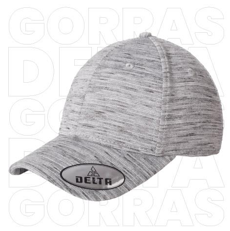 FITCAP GORRA DELTA 75%POL 22%SPANDEX 3%JASPEADO GRIS JASPE #050-FITCAP