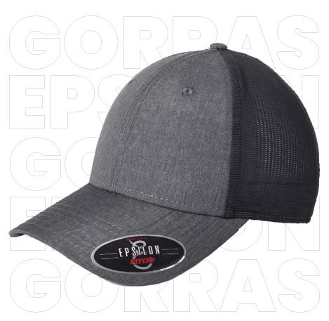 FITCAP GORRA EPSILON 60%POL 32%NYL 8% SPANDEX RED NEGRO JASPE #040-FITCAP