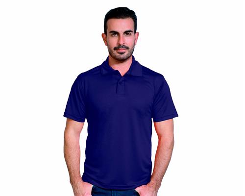 PLAYERA POLO CABALLERO DRY-FIT AZUL MARINO M-ASSOLUTO