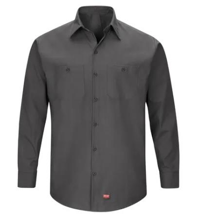 CAMISA DE TRABAJO ML CON MIMIX CHARCOAL 2XL-RED KAP