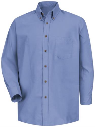 CAMISA ML DE VESTIR DE POPELINA 65P 34A LIGHT BLUE L-RED KAP