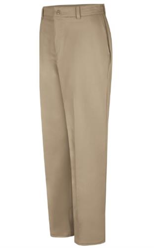 PANTALON DE TRABAJO DE ALGODON RESISTENTE A ARRUGAS KHAKI 34-RED KAP