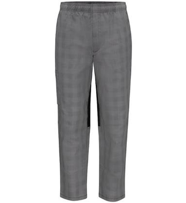 PANTALON DE CHEF HOLGADO PARA HOMBRE COLOR GRIS L-RED KAP