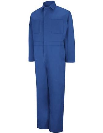 OVEROL 65P/35A 7.25 OZ, GABARDINA CON ACTION BACK AZUL ELECTRICO 38-RED KAP