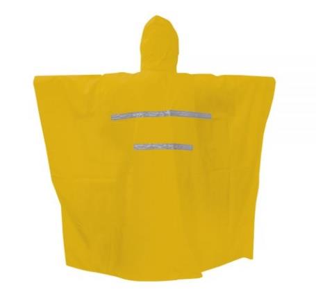 IMPERMEABLE CAPAMANGA AMARILLO MR CON REFLEJANTES MOD. DZ1003R-MR SEGURIDAD