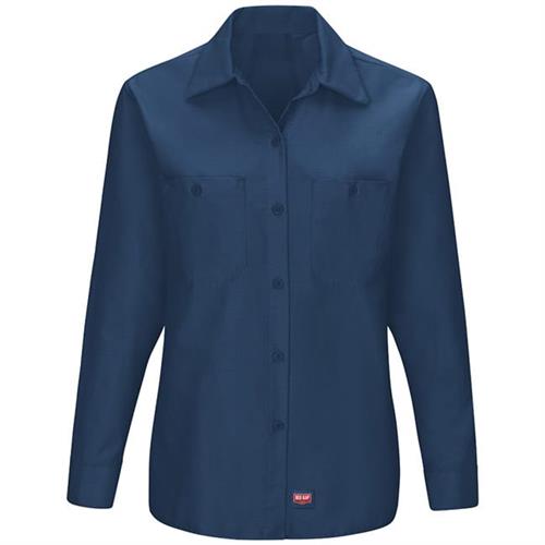 RSX11 BLUSA DE TRABAJO ML CON MIMIX AZUL MARINO S-RED KAP