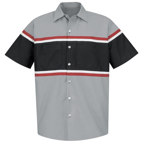 CAMISA MC TRABAJO INDUSTRIAL 65P/35A L-RED KAP