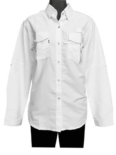 BLUSA ML MOD. COLUMBIA DRY FIT BLANCO XS-CIRCO