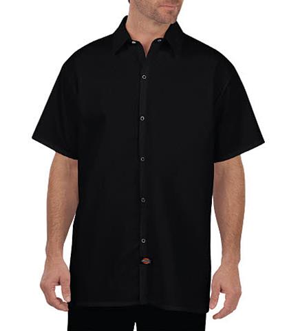 CAMISA COCINERO NEGRA 65POL/35ALG XL-DICKIES