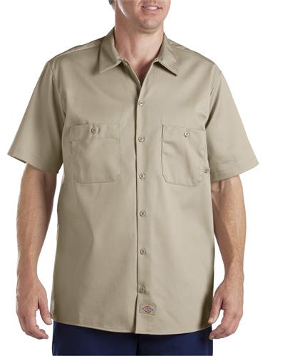 CAMISA DE TRABAJO KHAKI MC 100ALG DLS307KH 3XL-DICKIES