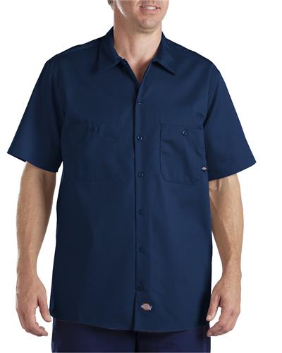 CAMISA DE TRABAJO AZUL MARINO MC 100ALG DLS307NV L-DICKIES