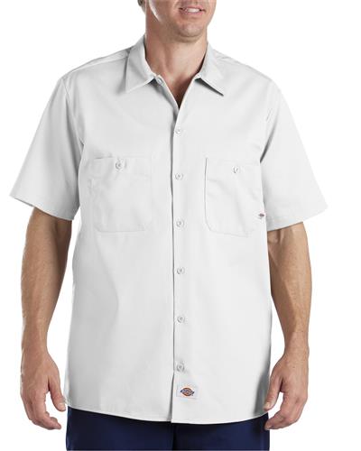 CAMISA DE TRABAJO BLANCA MC 100ALG DLS307WH 2XL-DICKIES