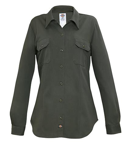 CAMISA VERDE O. 100ALG DE GASOLINERAS PARA MUJER M-DICKIES