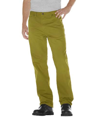 PANTALON DE MEZCLILLA CARPINTERO 100ALG AMARILLO PATO 30-DICKIES