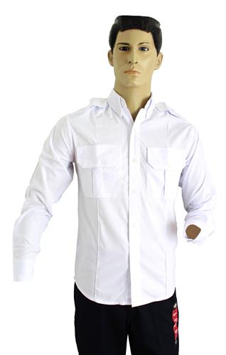 CAMISA FER ML C/TAPA CHARRET. Y PLIEG. BLANCO 32-FER