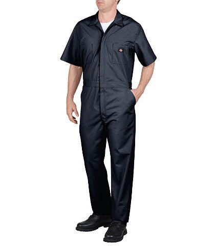 OVEROL MANGA CORTA 65POL/35ALG AZUL MARINO S-DICKIES