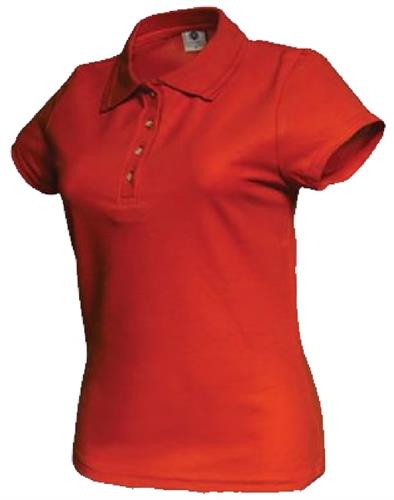 PLAYERA TIPO POLO ASSOLUTO DAMA ROJO M-ASSOLUTO