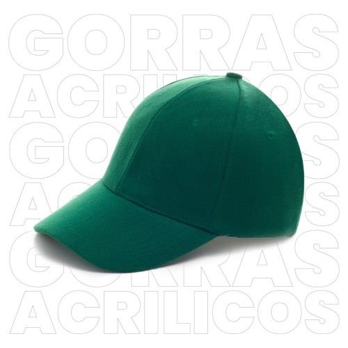 GORRA ACRILICO MCA PROS-CAPS C/CONTACTEL VERDE BOTELLA LINEA #400-DKPS