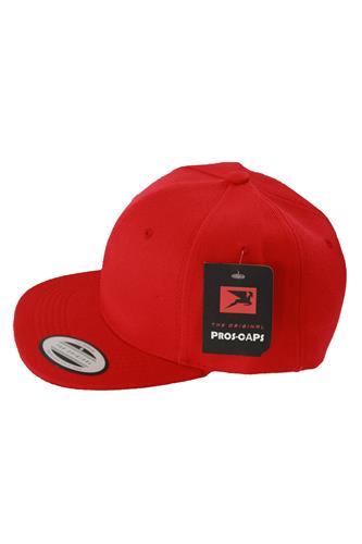 GORRA PLANA PROS-CAPS ROJO-PROS CAPS