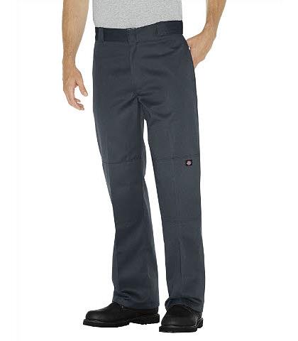 PANTALON DE TRABAJO REFUERZOS EN RODILLA 65POL/35ALG CARBON 28-DICKIES