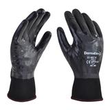 5GUADER907-GUANTE DERMACARE NYLON REC. NITRILO 907 M