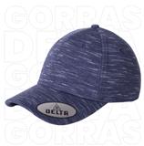 21GORFITDEL-FITCAP #050 GORRA DELTA 75%POL 22%SPANDEX 3%JASPEADO MARINO JASPE