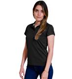 17PLAASSDRYD-PLAYERA POLO DAMA DRY-FIT NEGRO L