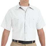 RSP24-RSP24 CAMISA MC LISA DE TRABAJO INDUSTRIAL 65P/35A 4.25OZ BLANCO M