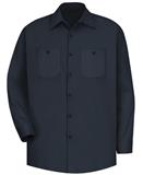 RSC30-CAMISA ML DE TRABAJO DE ALGODON RESISTENTE A ARRUGAS DARK NAVY S