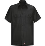 RSY60-RSY60 CAMISA LISA MC ANTIDESGARRES 65P/35A NEGRO S