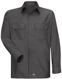 RSY50-RSY50 CAMISA LISA ML ANTIDESGARRES 65P/35A CHARCOAL L