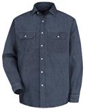 RSD78DN-CAMISA ML DE MEZCLILLA DE LUJO L