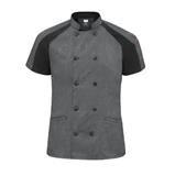 R051W-CHAQUETA MANGA RANGLAN Y PRO AIRFLOW P/MUJER CHARCOAL/NEGRO TALLA S