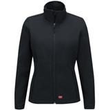 RJP67-CHAQUETA SOFTSHELL DELUXE PARA MUJER COLOR NEGRA L