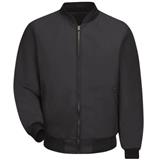 RJT38-CHAMARRA LISA CON FORRO PARA EQUIPOS DE TRABAJO NEGRA TALLA L