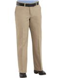 RPC45-PANTALON DAMA 100 ALGODON FRENTE LISO KHAKI TALLA 6