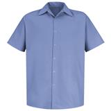 RSP26-RSP26 CAMISA MC DE TRAB. ESPECIALIZ. 65P/35A S/BOLSILLOS AZUL CLARO M