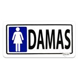  19SANDAM10X20-SEÑALIZACION SANITARIO DAMA 10 X 20