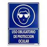 19SEOBLIOCU-SEÑALIZACION USO OBLIGATORIO DE PROTECCION OCULAR 30x40