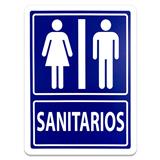 19SESAN-SEÑALAMIENTO SANITARIOS HOMBRE/MUJER 20 X25