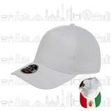 21GORFITMEX025-FITCAP GORRA MEX 60ALG/40POL DETALLE MEX AJUSTE VELCRO BLANCO #025