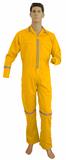 15OVEFRAPEM-OVEROL PEMEX GAB. 100% ALG SAFORIZADO C/CINTAS AMARILLO M(38-40)