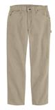 D1933-JEANS TIPO CARPINTERO DE LONETA RINSED DESERT SAND 34X32