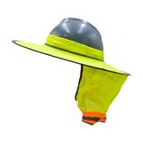 1VISMRCAS-VISERA P/ CASCO CON CUBRENUCA COLOR AMARILLO SC1013AMHV